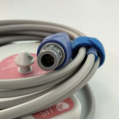 Supervisión de neumáticos US Transductor para F2/F3/F6 Frecuencia cardíaca fetal US Probe Doble ranura 4 pin MS3-109301 (D)