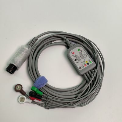REF EC05DAS061 Monitoreo de cables cardíacos integrados 5 tipo de correa resistente a la desfibrilación por plomo
