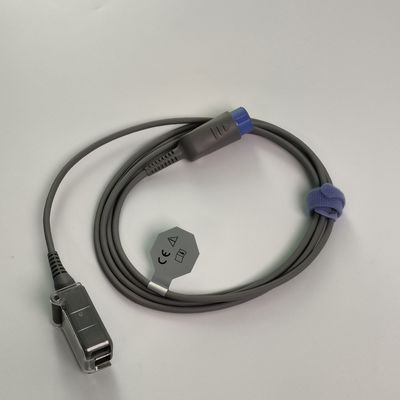 REF SHEC3 Cable de extensión de oxígeno sanguíneo 2M Cabeza redonda azul de ranura única 7 pines L 2.0 metros