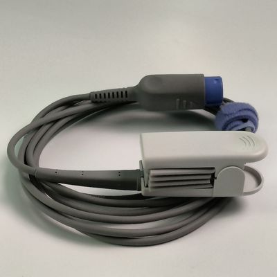 7 agujas integradas de pinza de dedos Proba de oxígeno de sangre Sensor de oxígeno de sangre Adulto 2.5M Reutilizable REF SH1