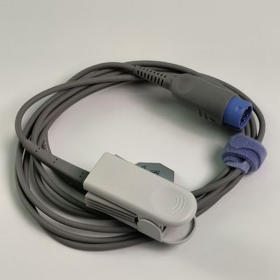 7 agujas integradas de pinza de dedos Proba de oxígeno de sangre Sensor de oxígeno de sangre Adulto 2.5M Reutilizable REF SH1