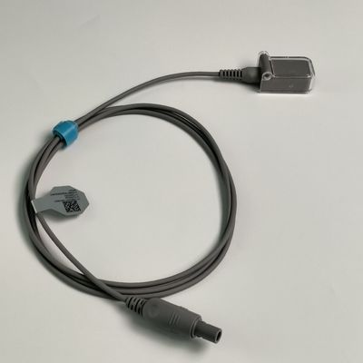 SHEC1 Cable de extensión de la sonda de oxígeno sanguíneo 2M DB9 Adaptador a LEMO Enchufe de 6 pines Doble ranura L2.0m