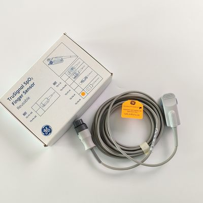 GE Original Datex-Ohmeda TruSignal SpO2 Finger Sensor Reutilizable.