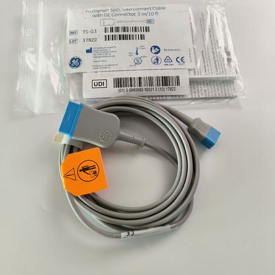 GE Original Datex-Ohmeda TruSignal SpO2 Cable de interconexión 3m REF: TS-G3