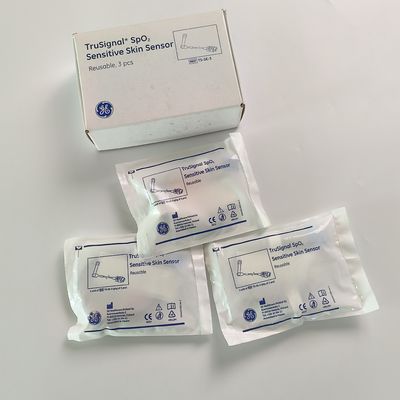 Datex-Ohmeda TruSignal SpO2 Sensor de piel sensible Reutilizable 3 piezas.