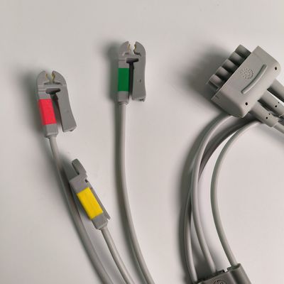 CareFusion GE Original Multi-Link ECG con cables de plomo y grabador de 3 cables de plomo IEC 74cm / 29in.