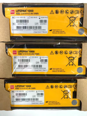REF:1141-000156 Baterías para equipos médicos Medtronic LIFEPAK 1000 Batería para desfibrilador 12V 4.5Ah 54Wh
