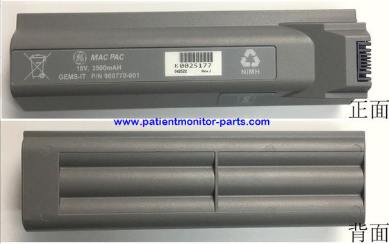 GE MAC3500 MAC5000 MAC5500 Batería de la máquina de electrocardiograma PN 900770-001 18V,3500mAh