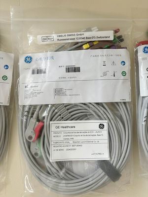 GE 2104749-001 -Conjunto 10 Cable de conducción de ECG y cable de tronco,AHA