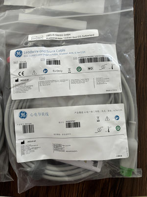 GE Cable de conducción y cable de tronco REF: 5831398 ECG 3 CABLE de conducción UNDETACHABLE GRABBER AHA 4.7M 15FT