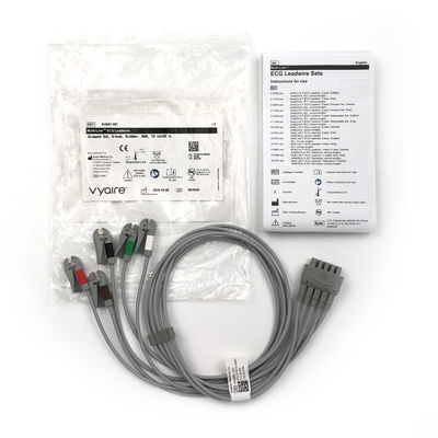 GE Ref:412681-001 Grupo de cables de conducción de ECG de múltiples enlaces,5 -Conductor,AHA 74 CM /29 IN