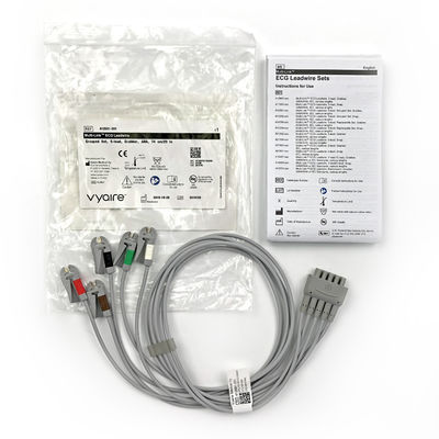 GE Ref:412681-001 Grupo de cables de conducción de ECG de múltiples enlaces,5 -Conductor,AHA 74 CM /29 IN