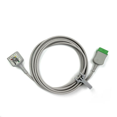 GE Ref:2106305-003 Cable de tronco de ECG 3/5 de plomo IEC,3.6m/12 pies
