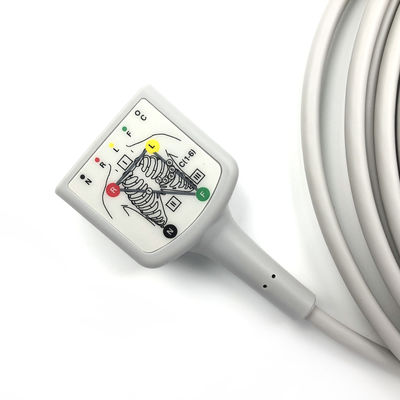 GE Ref:2106305-003 Cable de tronco de ECG 3/5 de plomo IEC,3.6m/12 pies