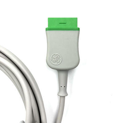 GE Ref:2106305-003 Cable de tronco de ECG 3/5 de plomo IEC,3.6m/12 pies
