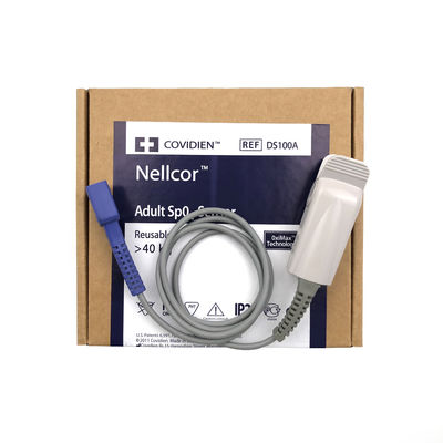 NELLOR REF DS100A Sensor de SpO2 para adultos Reutilizable con más de 40 kg Tecnología OxiMax