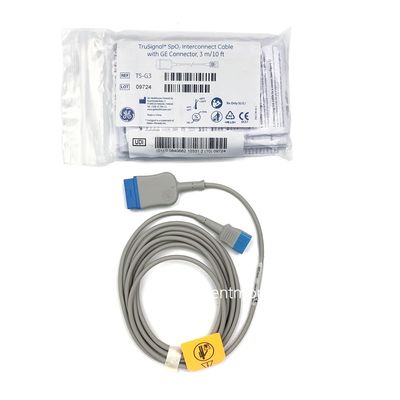 TS-G3 TruSignal SpO2 Cable de interconexión con conector GE, 3M/10FT