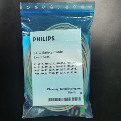 Cable de seguridad ECG Philips M1623A (REF: 989803104511)