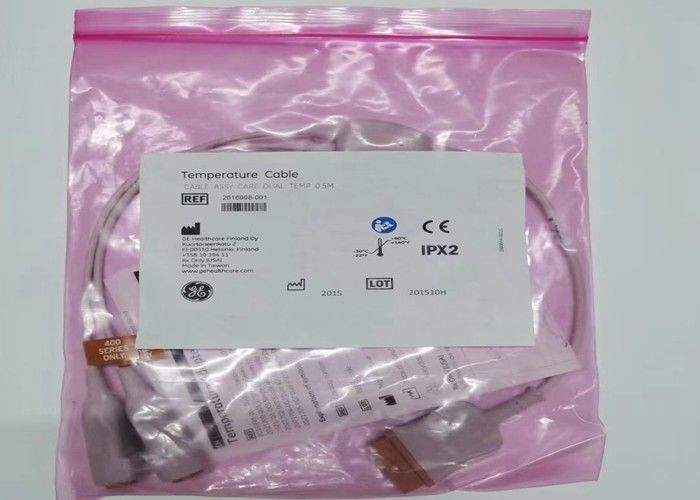 El cable de temperatura de GE Assy Dual Temp 0.5m sólo de la serie 400 REF: 2016998-001