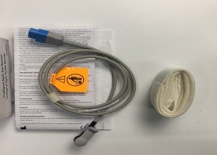 Ohmeda GE Equipo médico piezas de repuesto, Reutilizable TruSignal Spo2 sensor de oído 9 pines