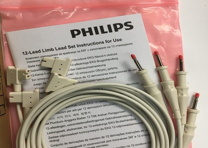 1M 12 Plomo ECG Limbos de plomo 989803151711 Para el monitor del paciente PHLIP TC30 TC50 TC70