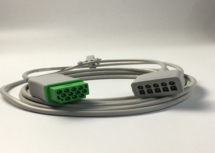 GE Adults Multi Link ECG Cable de plomo 3 Plomo 5 Plomo 3.6M 12 pies 2017003-001