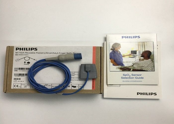 M1192A Sensor SpO2 de dedito pequeño reutilizable para adultos pediátricos Forma D 8 pines 1.5M