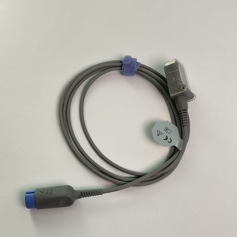 REF SHEC3 Cable de extensión de oxígeno sanguíneo 2M Cabeza redonda azul de ranura única 7 pines L 2.0 metros