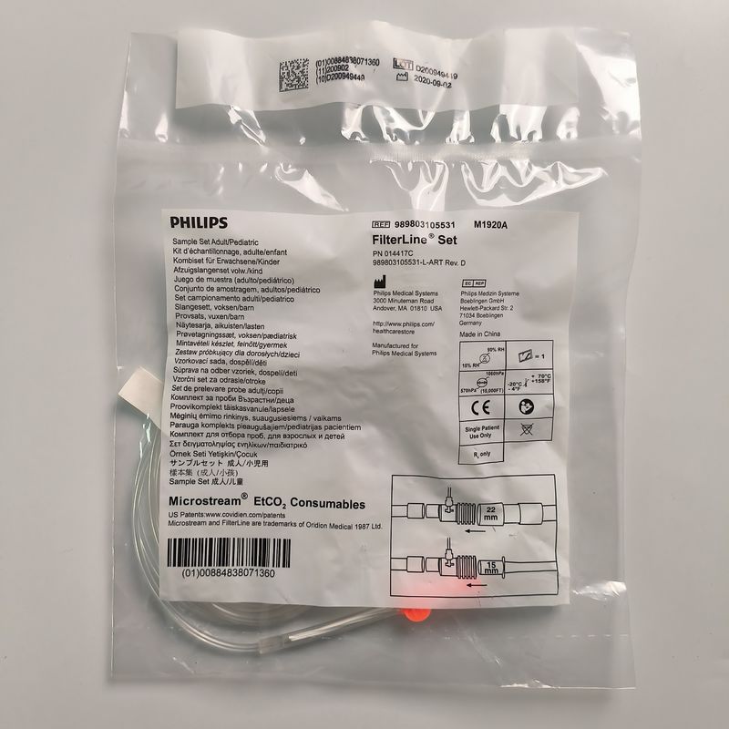 Sensor de tubo de muestreo de micro flujo de CO2 para adultos y niños REF: M1921A O 989803105541