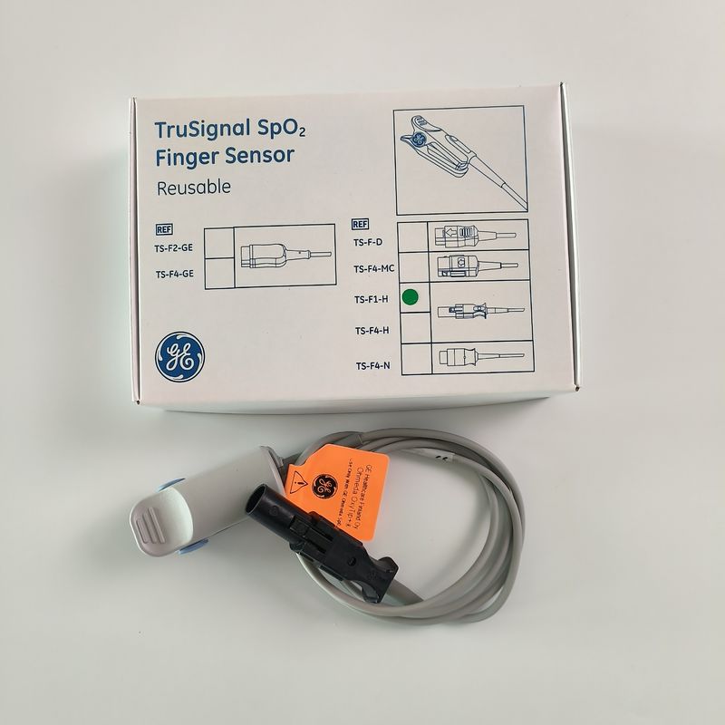 GE Original Datex-Ohmeda TruSignal SpO2 Finger Sensor Reutilizable. REF: TS-F1-H