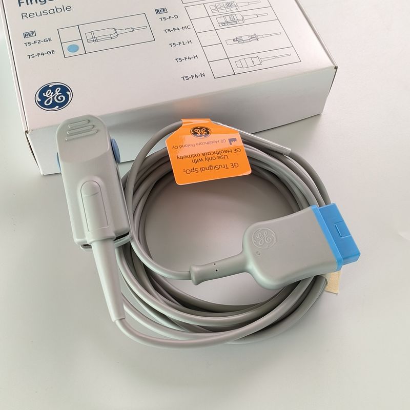 GE Original Ohmeda TruSignal SpO2 Sensor de Dedo Reutilizable REF:TS-F4-GE