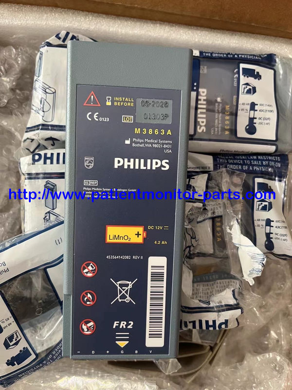 Baterías originales para equipos médicos para M3863A DC 12V 4.2Ah para PHILIP FR2 AED