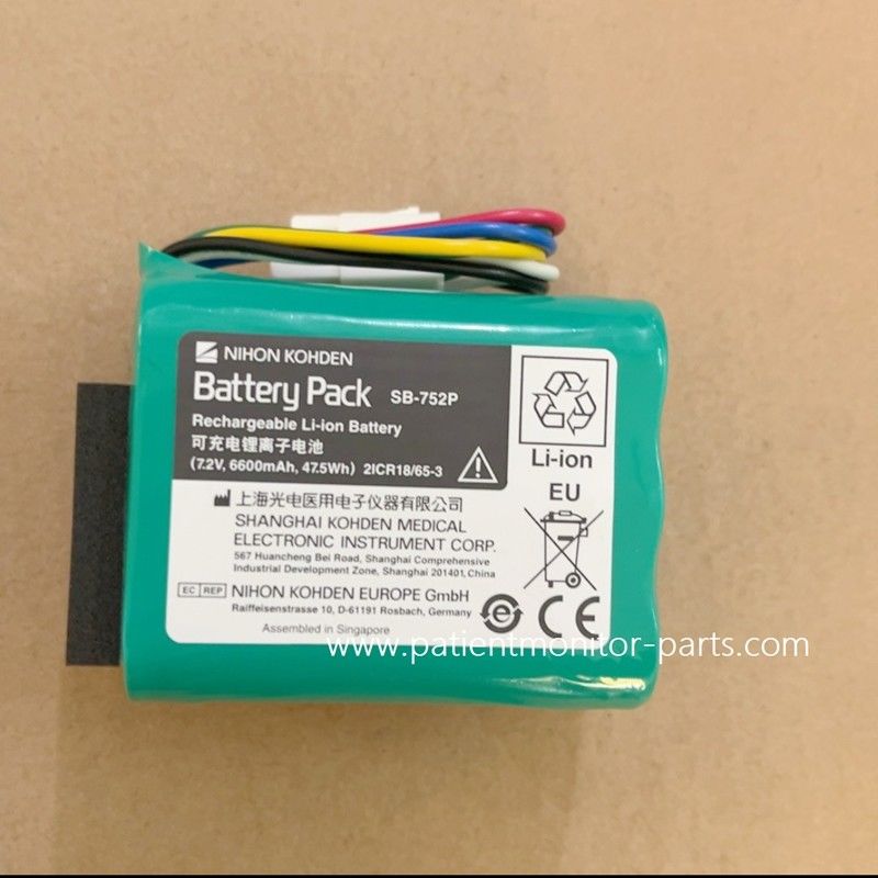Nihon Kohden SB-470P 7.2V Batería de litio Compatible con los modelos -752P SVM-7501 SVM-7500 SVM-7600